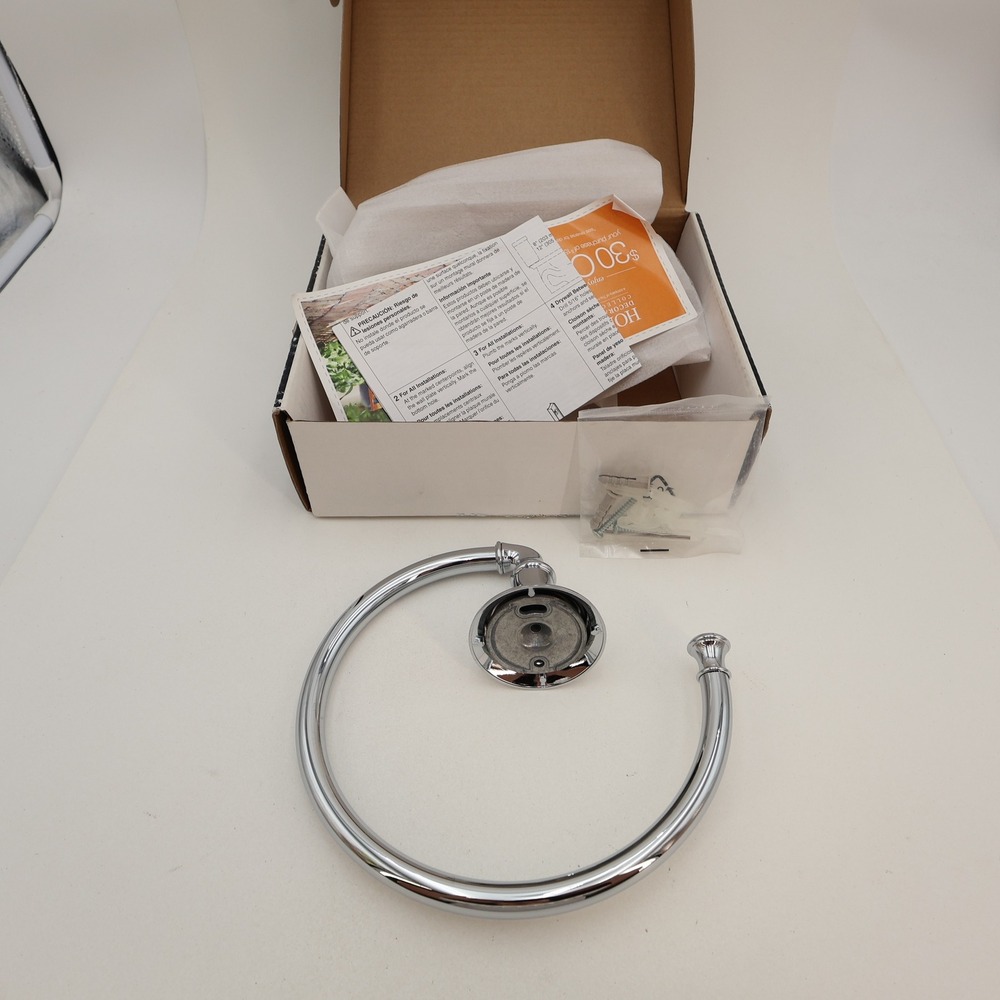 Kohler Devonshire Towel Ring Polished Chrome 10557-CP Bathroom Hardware